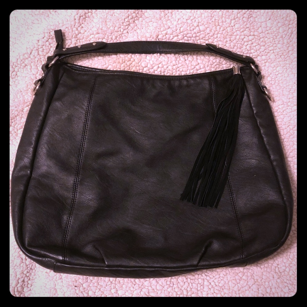 Large Black EXPRESS Shoulder Bag